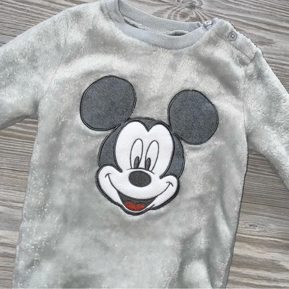 Disney Baby Boys 0–3 Months Fleece Sleep and Play Sleeper